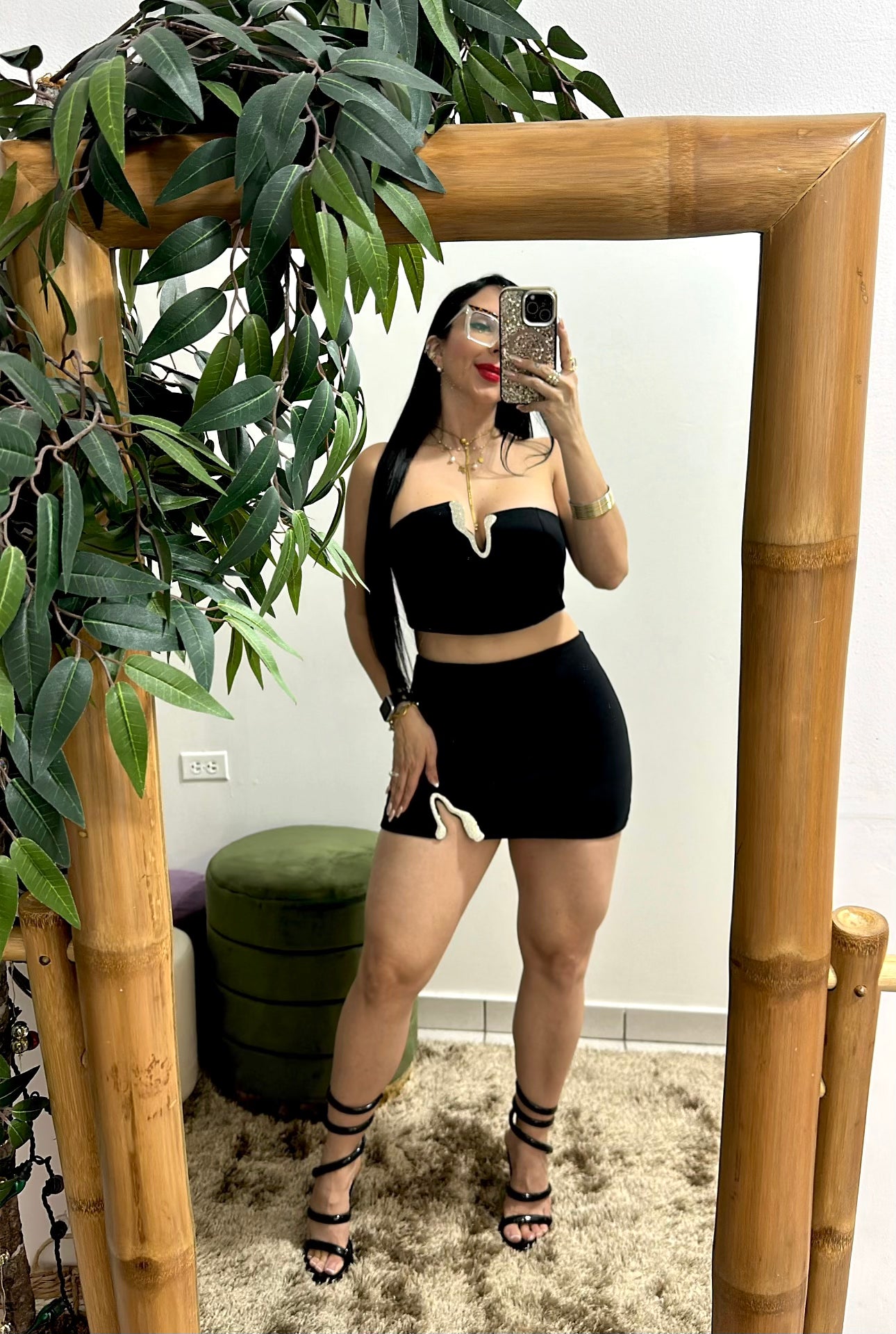 Katy’s Black Skirt Set