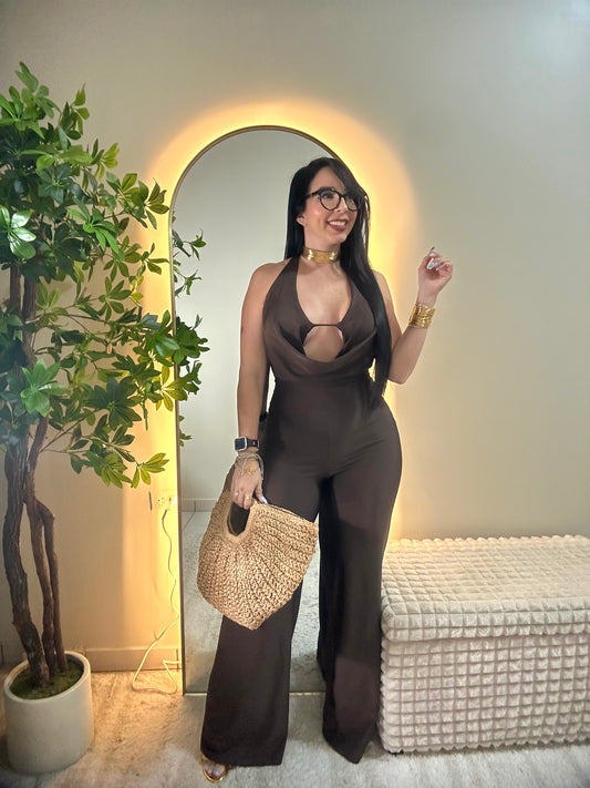 Chocolate jumpsuit
