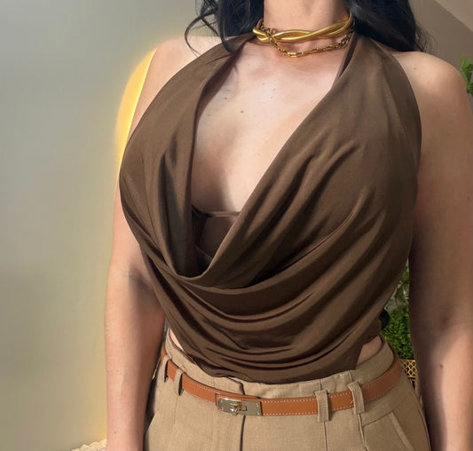 Chocolate Crop top