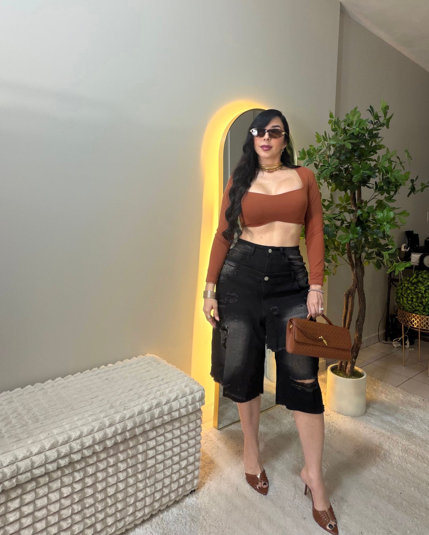 Karol G Black Bermuda