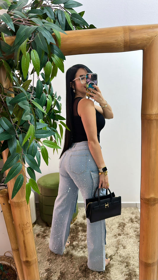 Restock Rhinstones Jeans