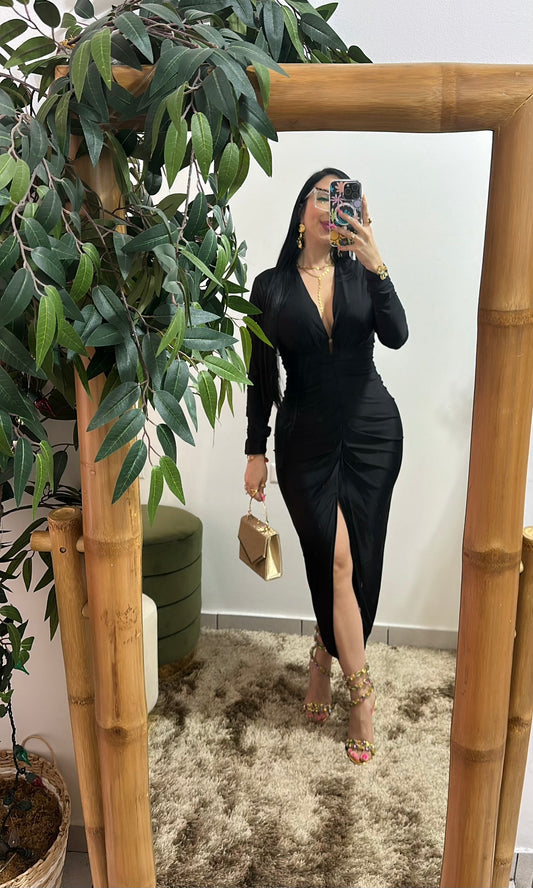 Black Midi Dress