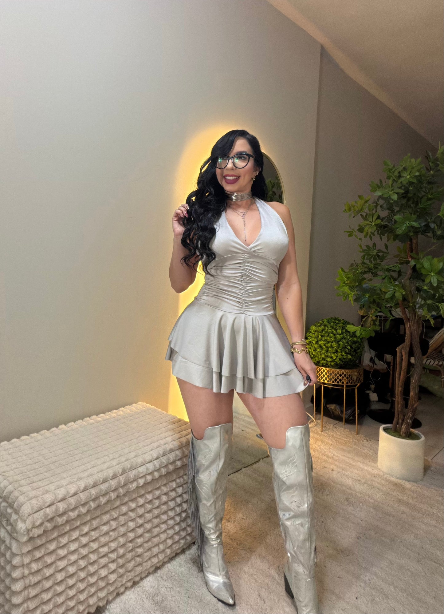 Colombian Grey Romper