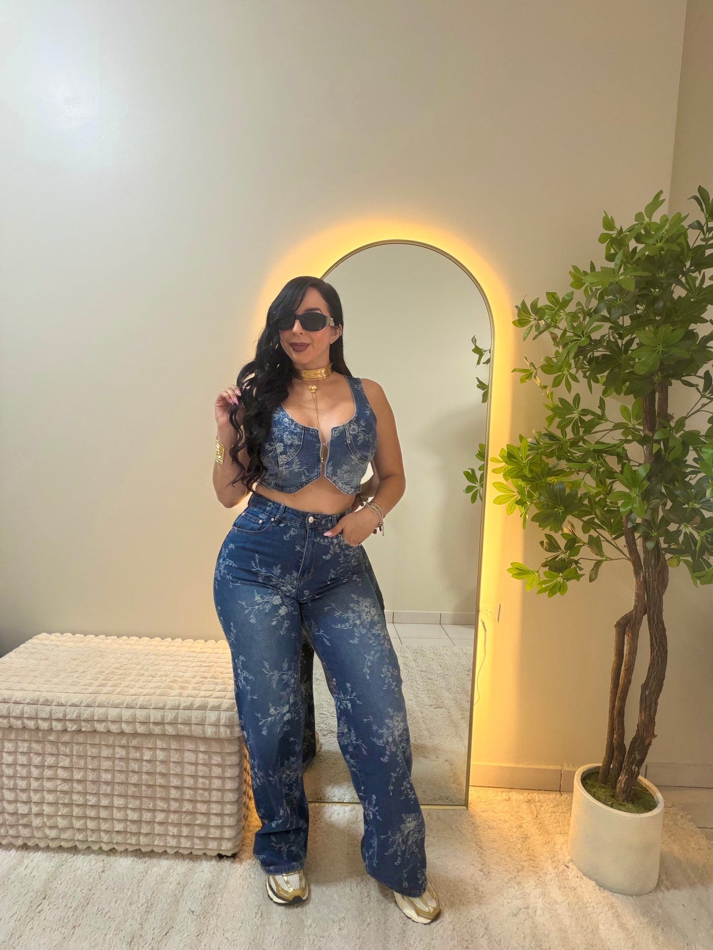 Kamila Denim Set