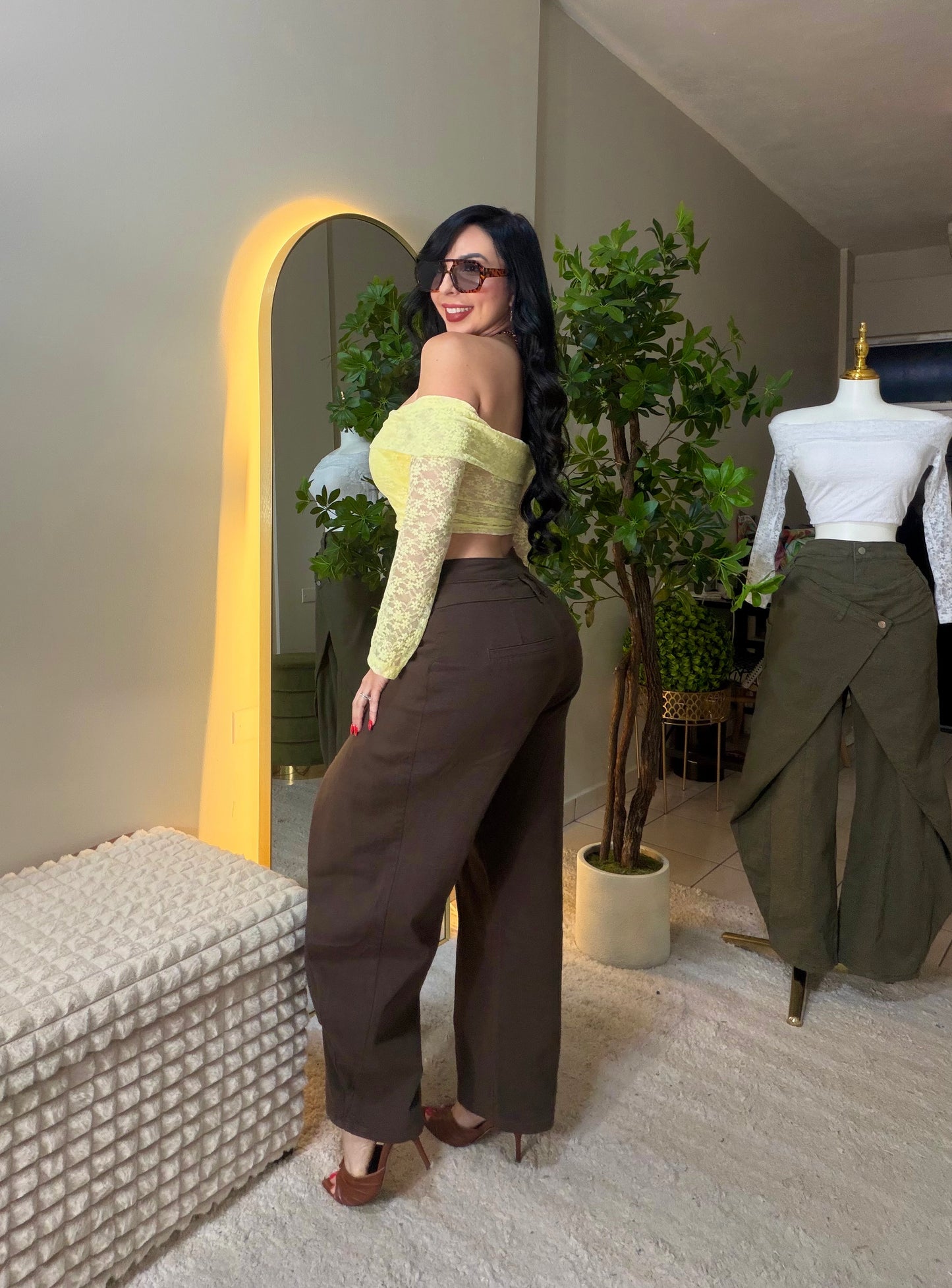 Restock Chocolate Barrel Asymmetric Pant