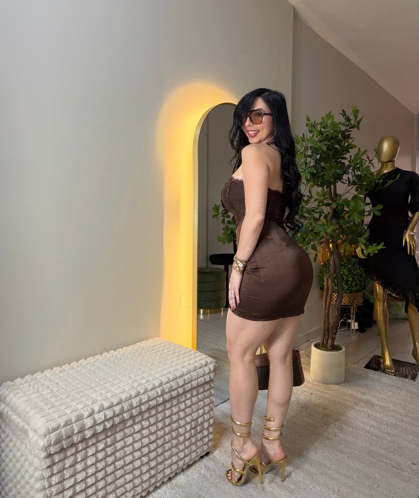 Chocolate Corset Dress