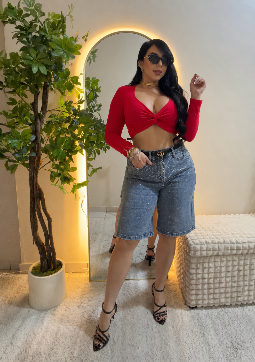 Nayeli’s Red One Size Top