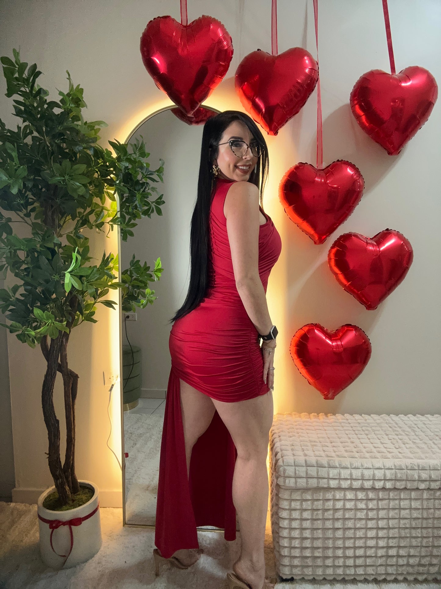 Romantic Red Dress