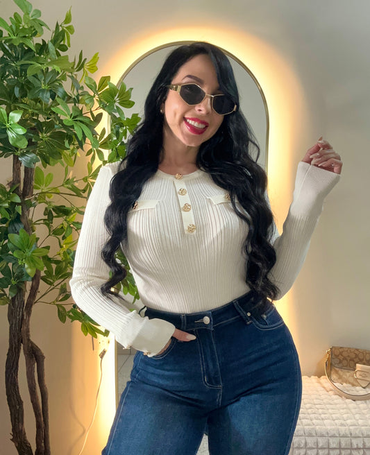 Classic Ivory Sweater