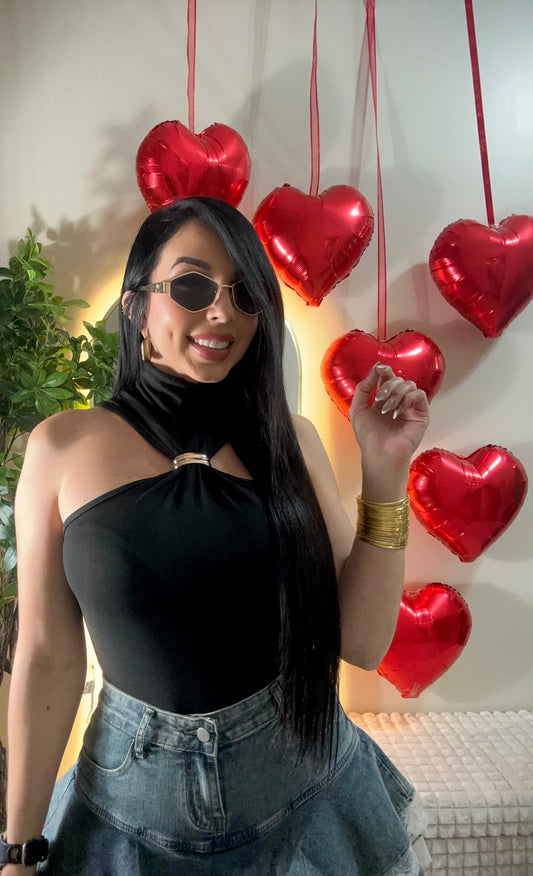 Detail Gold/ Black Blouse