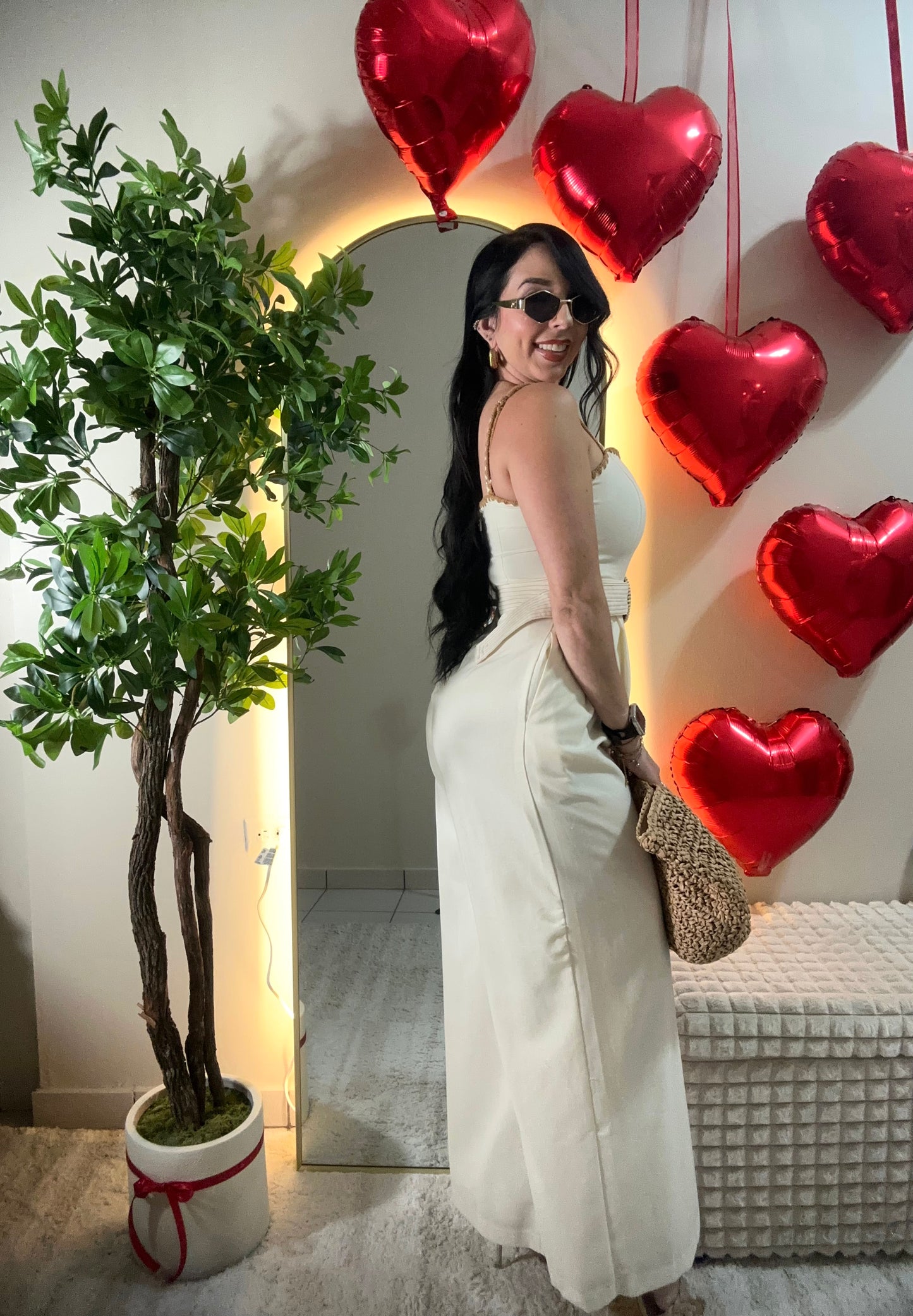 Elegant Beige Jumpsuit