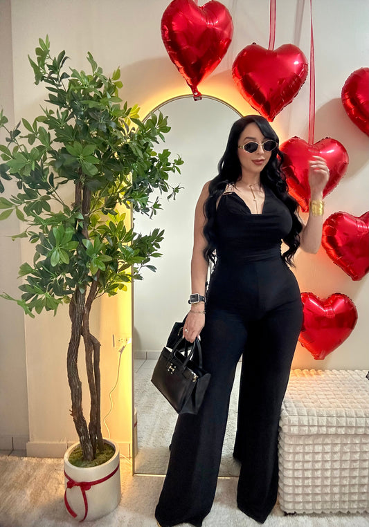 Glam Black Jumpsuit