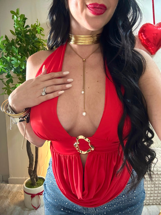 Valentina Red top