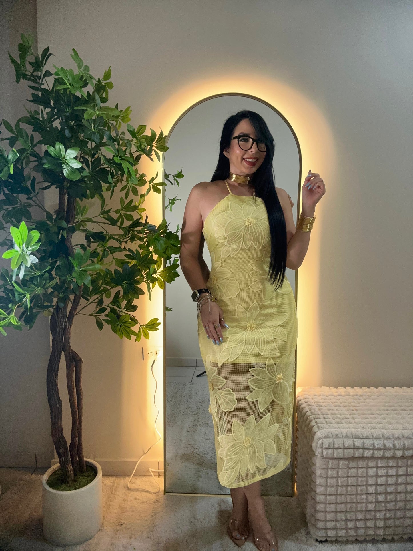 Restock Yellow Butter Dress
