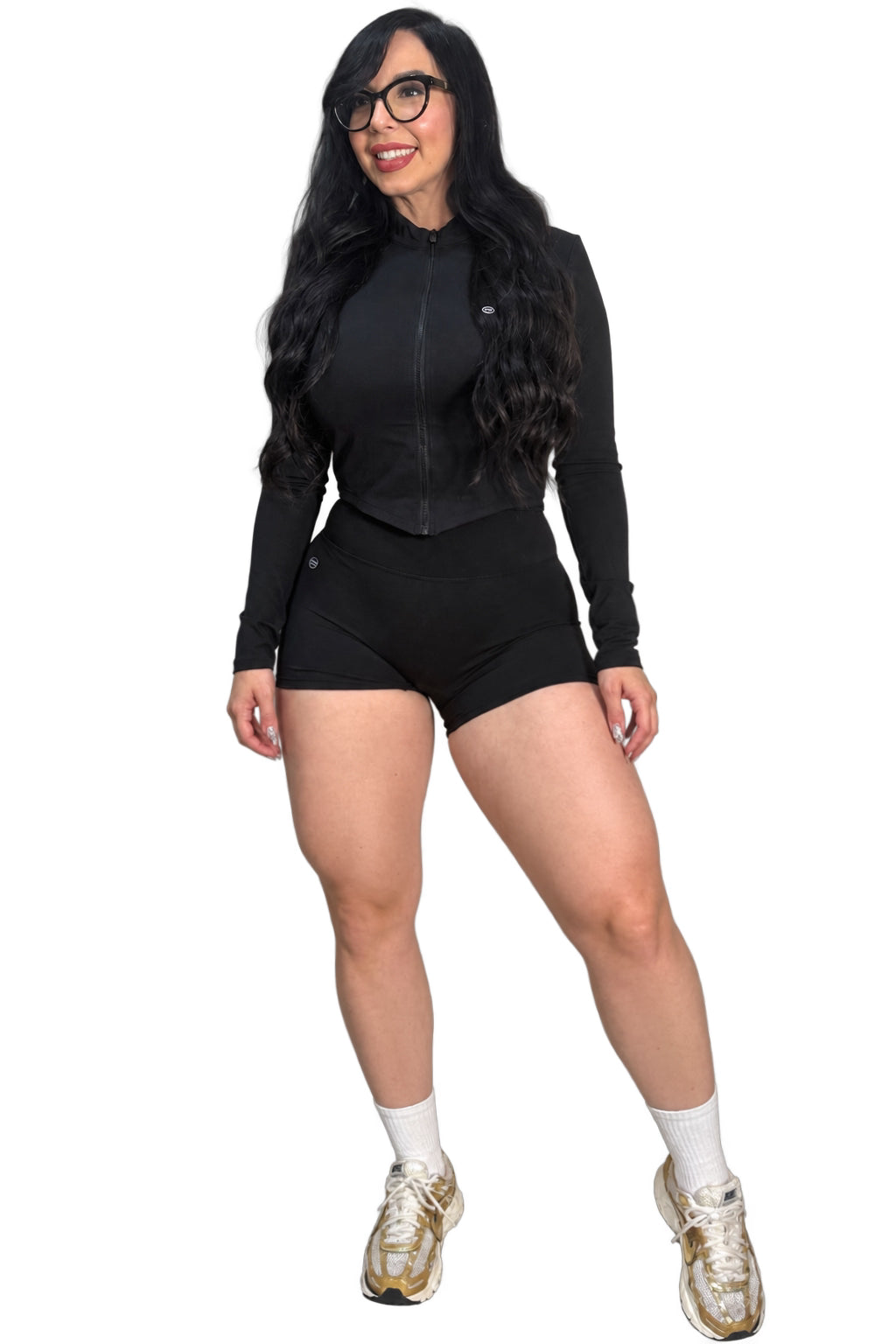 Nahiara Activewear Black Short set
