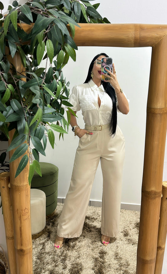 Beige Trouser Pant