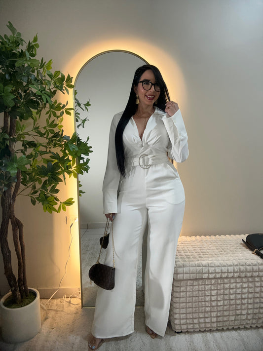 Elegant White Jumpsuit