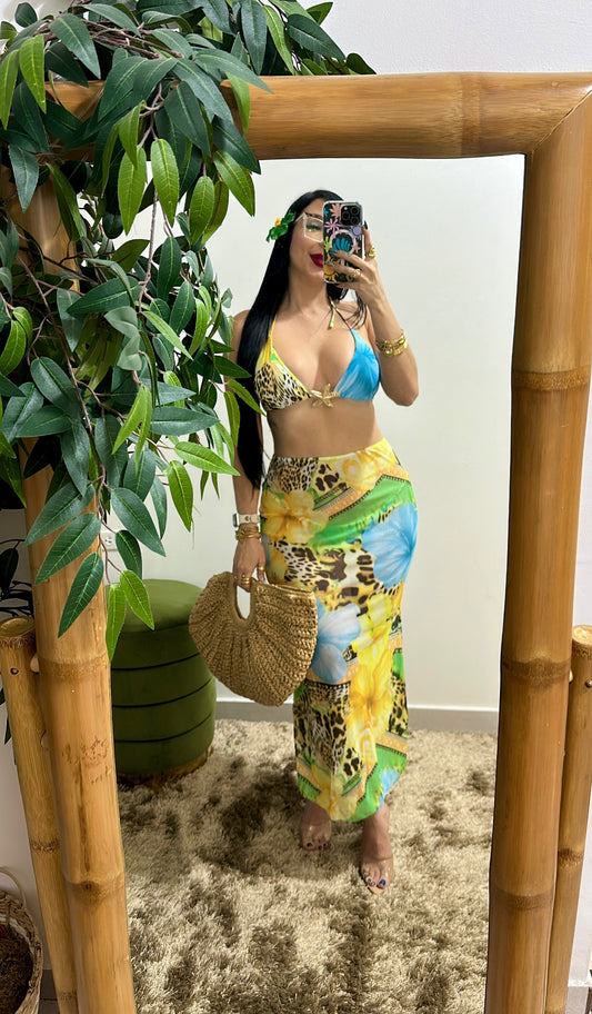 3 pieces swimsuit
