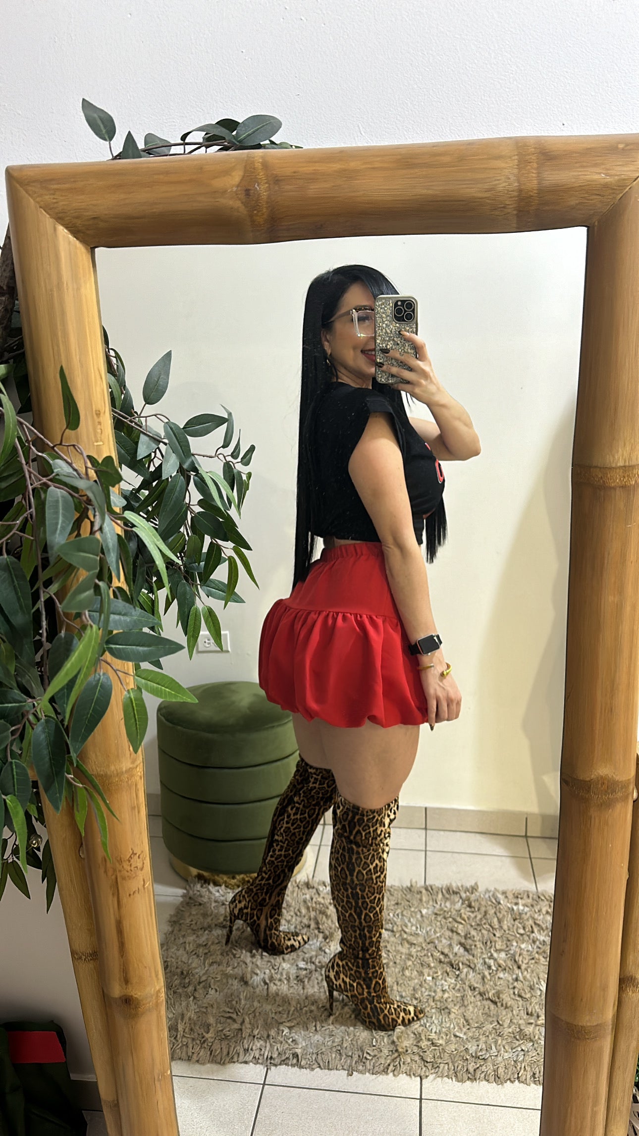 Red Bubble skort