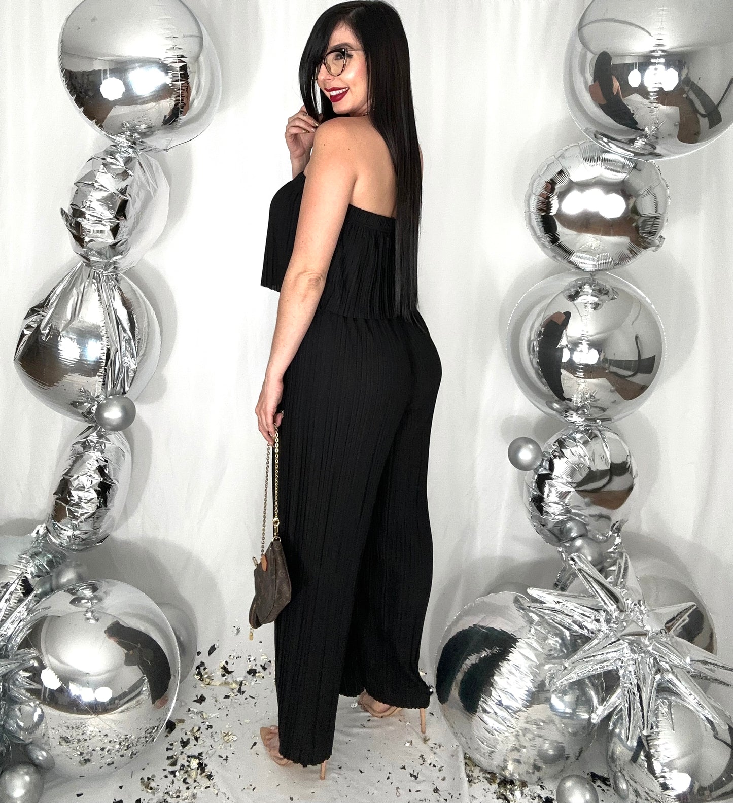 Strapless Black Jumpsuit