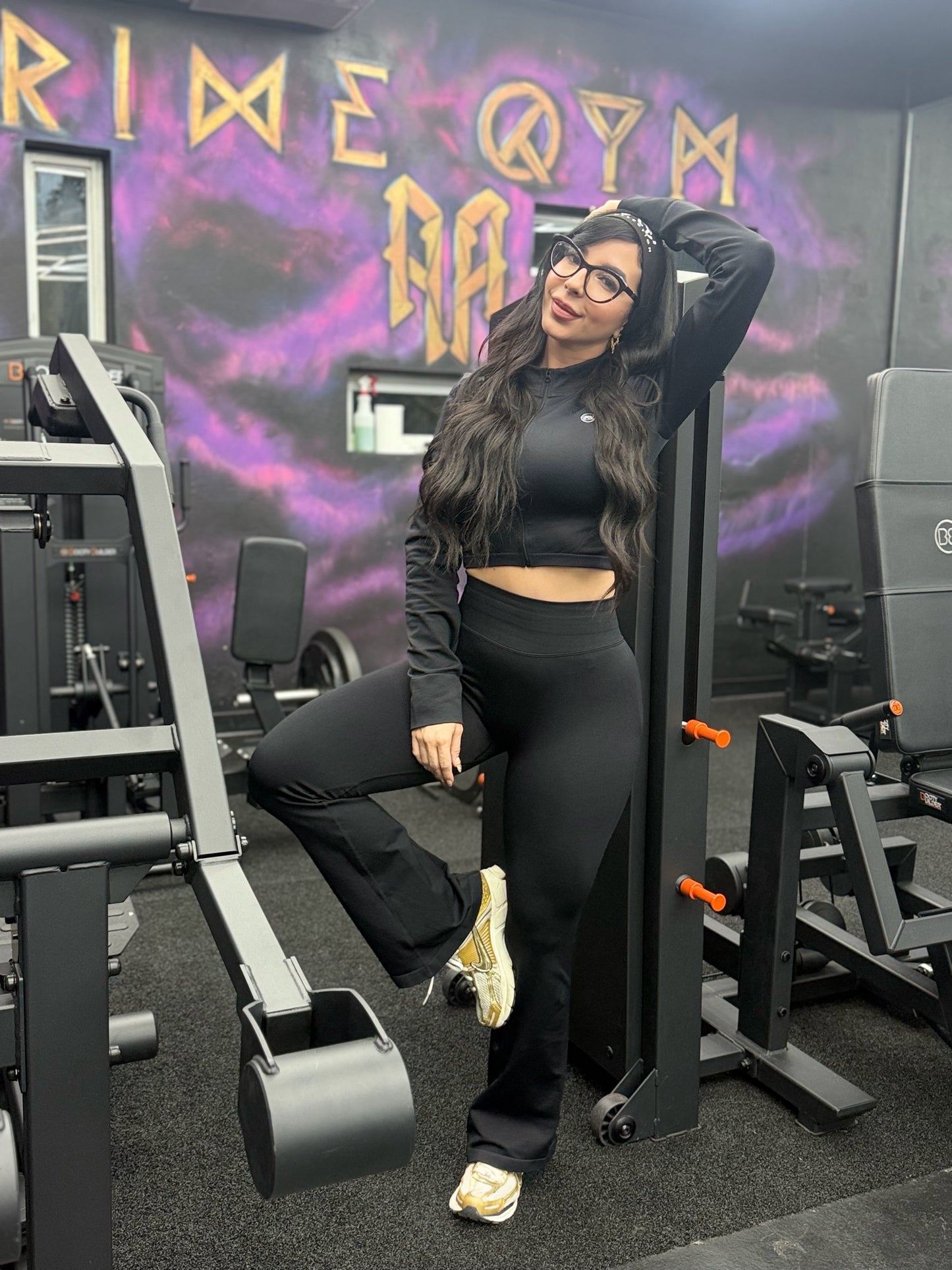 Zaira Activewear Black set