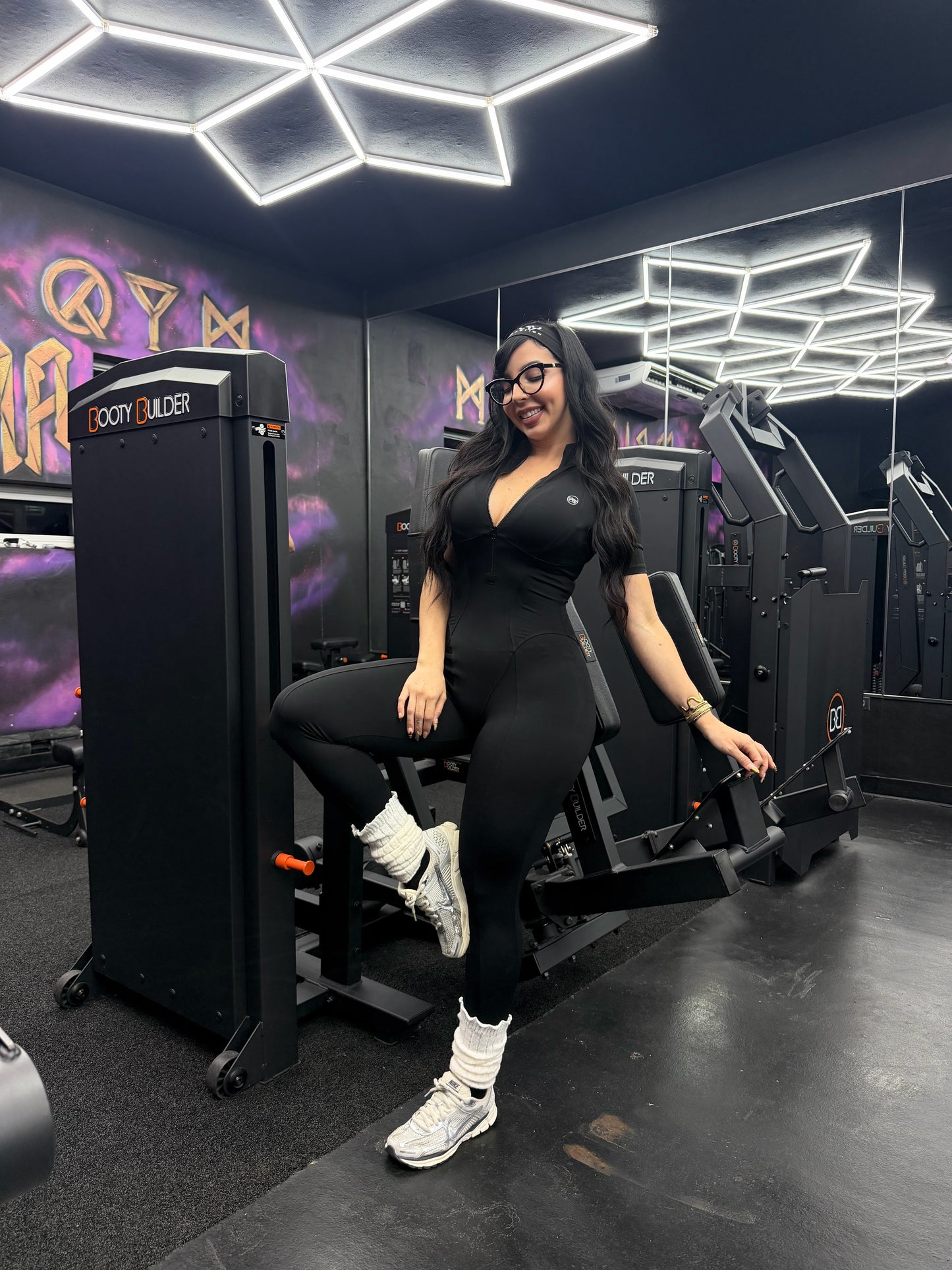 Ambar Activewear Black Jumpsuit