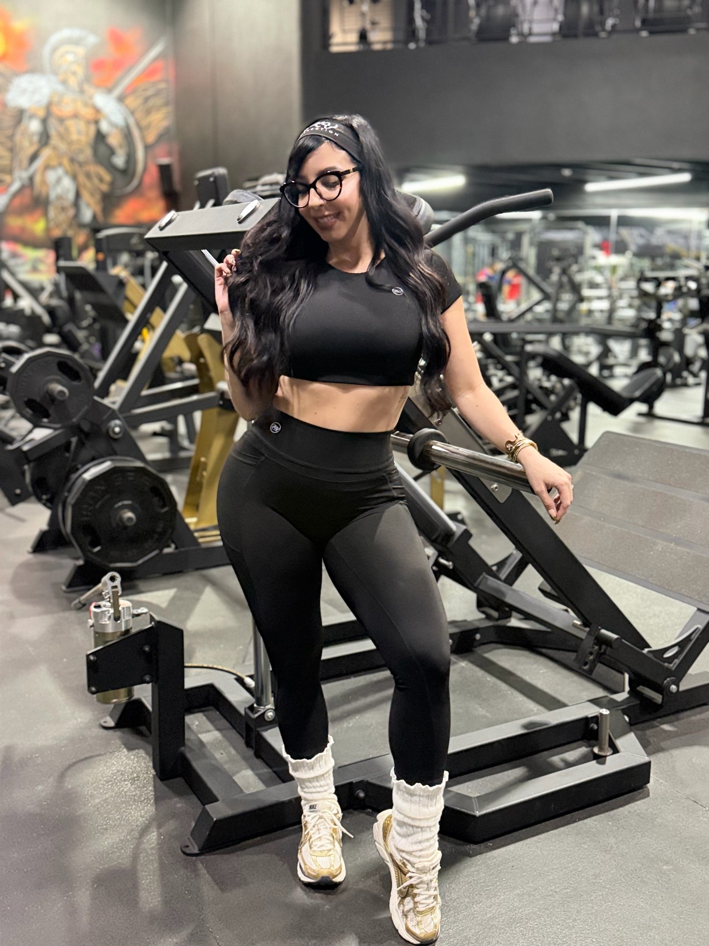 Aleidys Activewear black set