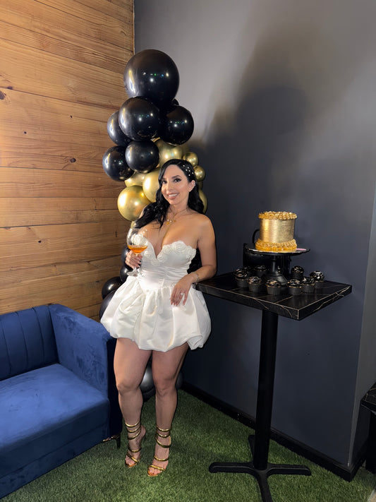White Bubble Dress