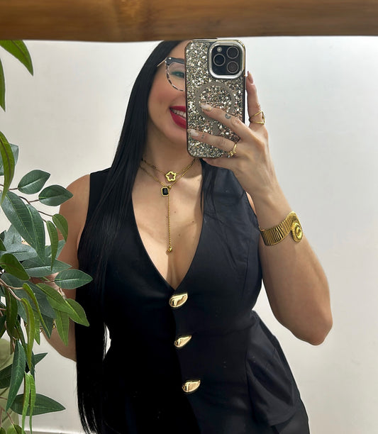 Professional Black Vest