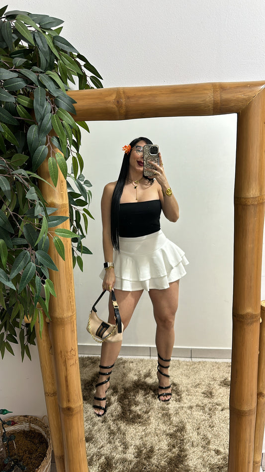 Best Seller White Skort